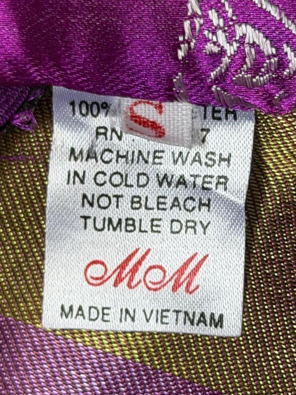 Purple Satin Halter Mini Cheongsam Dress - Picture 8 of 8